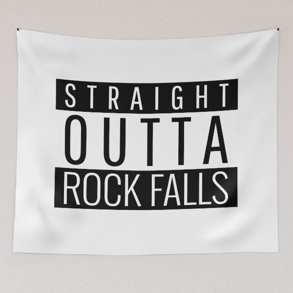 Item preview, Straight Outta Rock Falls Illinois Rock Falls IL designed and sold by Teelogic.