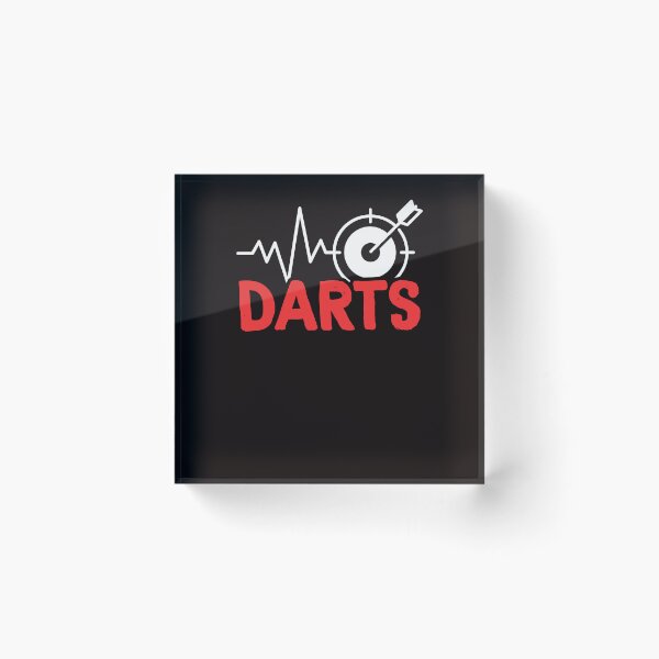 Item preview, Darts Heartbeat Dartboard Dart Team Player Target Arrow designed and sold by TomGiantDesigns.
