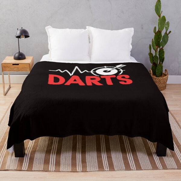 Item preview, Darts Heartbeat Dartboard Dart Team Player Target Arrow designed and sold by TomGiantDesigns.