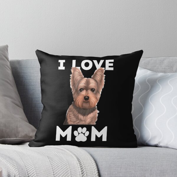 Artikelvorschau, Yorkshire Terrier Hund Ich liebe Mama Familie Yorkie Muttertag entworfen und verkauft von LANETTAHARPER.