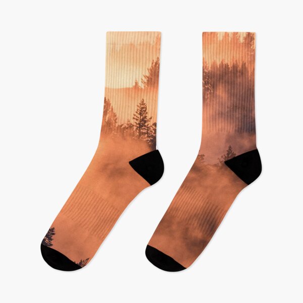 Item preview, Misty Sunset Forest designed and sold by sewohayami.