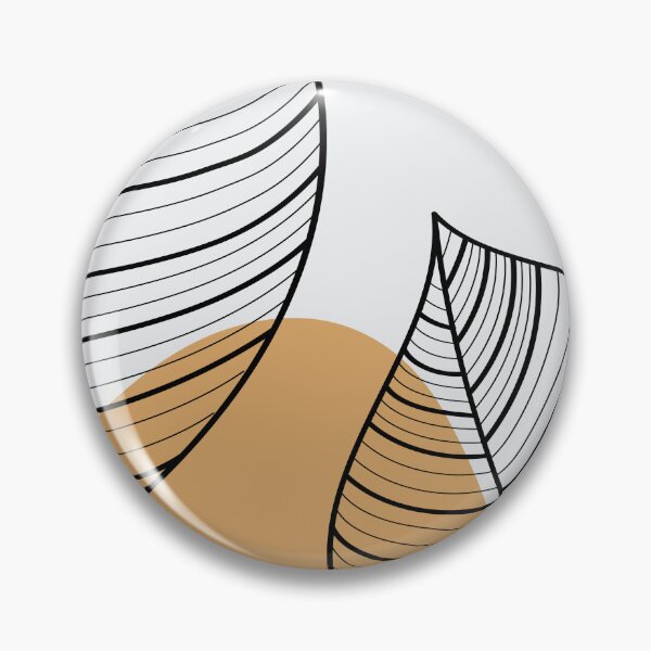 Item preview, Beige Black and Orange Abstract Flower Art designed and sold by HStudioPrints.