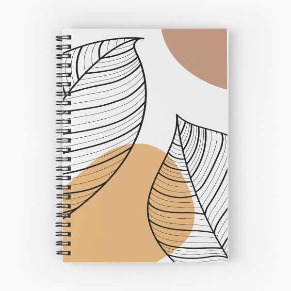 Item preview, Beige Black and Orange Abstract Flower Art designed and sold by HStudioPrints.