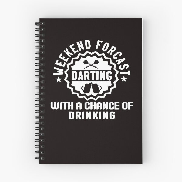 Item preview, Weekend Forecast Darting Beer Drinking Dartist Darts Player designed and sold by TomGiantDesigns.