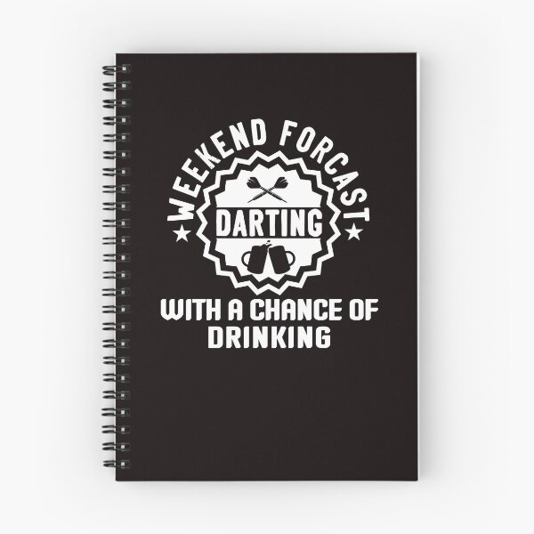 Item preview, Weekend Forecast Darting Beer Drinking Dartist Darts Player designed and sold by TomGiantDesigns.