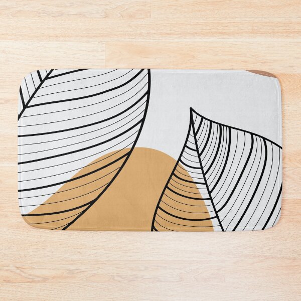 Item preview, Beige Black and Orange Abstract Flower Art designed and sold by HStudioPrints.