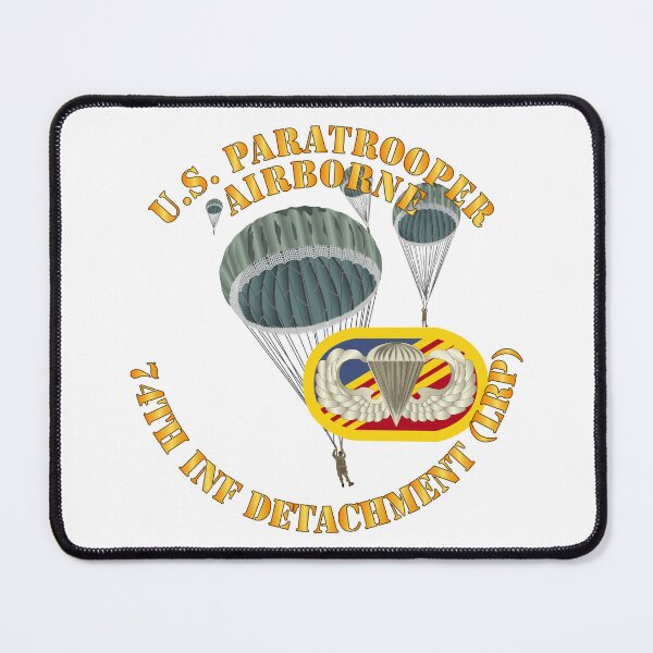 Item preview, Army - US Paratrooper -  74th Inf Det - LRP - Oval designed and sold by Military Insignia Products.