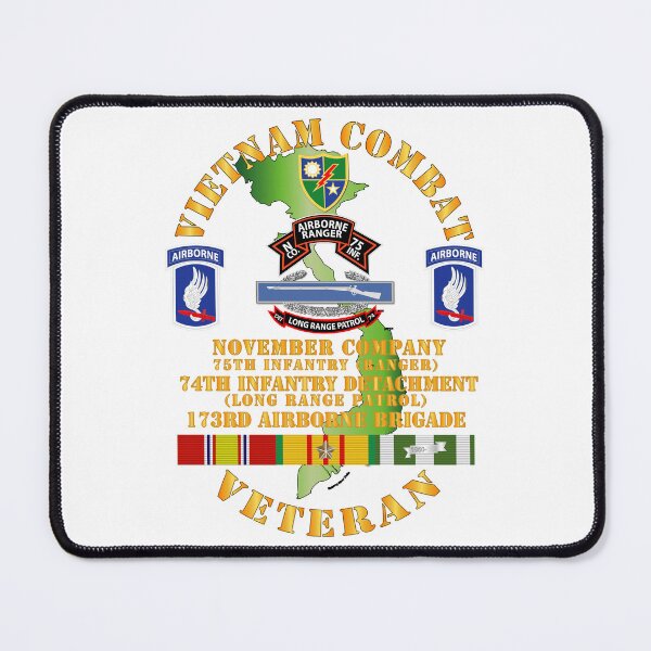 Item preview, Army - Vietnam Cbt Vet - N Co 75th Inf Rgr 74th Inf Det - 173rd Abn Bde designed and sold by Military Insignia Products.