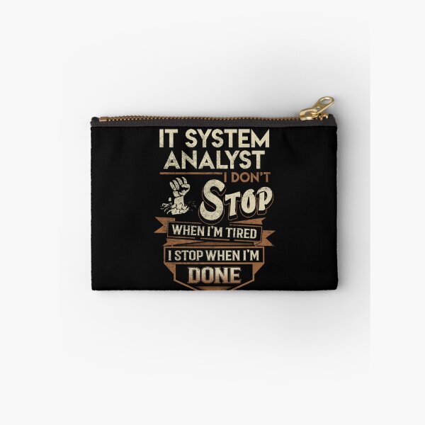 Item preview, It System Analyst T Shirt - I Stop When Done Job Gift Item Tee designed and sold by paneczkopat.
