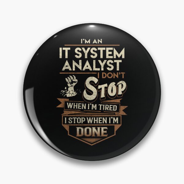 Artikelvorschau, Es System Analyst T-Shirt - Ich höre auf, wenn ich Job-Geschenkartikel-T-Stück erledigt habe entworfen und verkauft von paneczkopat.