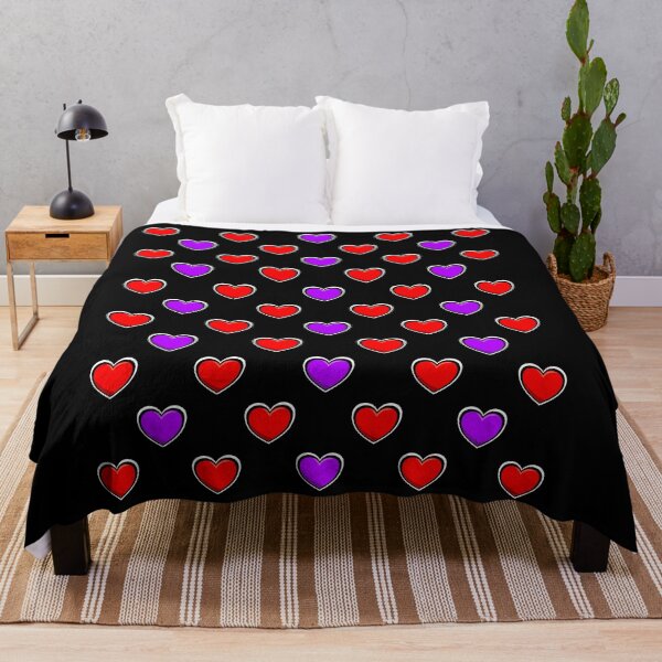 Item preview, Red Heart Purple Heart Pattern Design designed and sold by Cameronckjc.