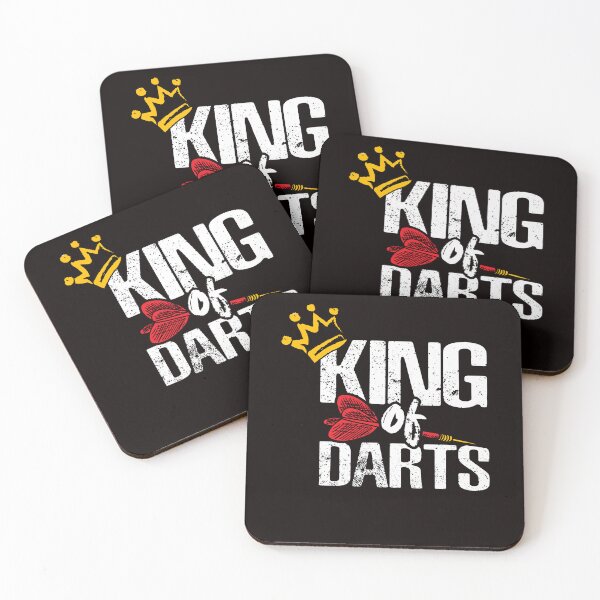 Item preview, King Of Darts Dartboard Dart Player Bullseye Pub Sports designed and sold by TomGiantDesigns.