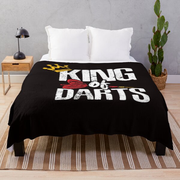 Item preview, King Of Darts Dartboard Dart Player Bullseye Pub Sports designed and sold by TomGiantDesigns.