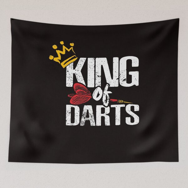 Item preview, King Of Darts Dartboard Dart Player Bullseye Pub Sports designed and sold by TomGiantDesigns.