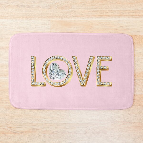 Item preview, Diamond LOVE Forever (on Pink) designed and sold by PawsitiveMum.