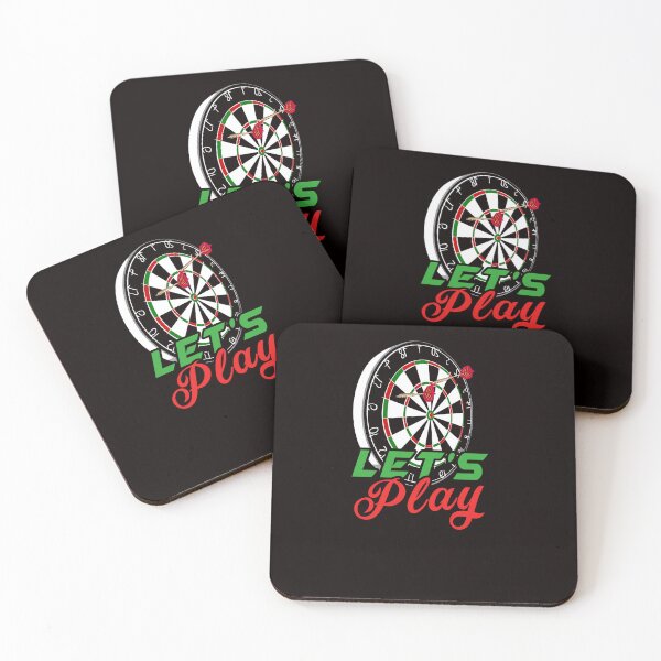 Item preview, Lets Play Darts Dartboard Dart Player Target Bullseye Arrow designed and sold by TomGiantDesigns.