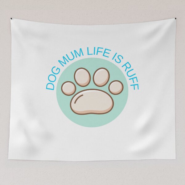 Item preview, Dog mum life is ruff designed and sold by springybelly.