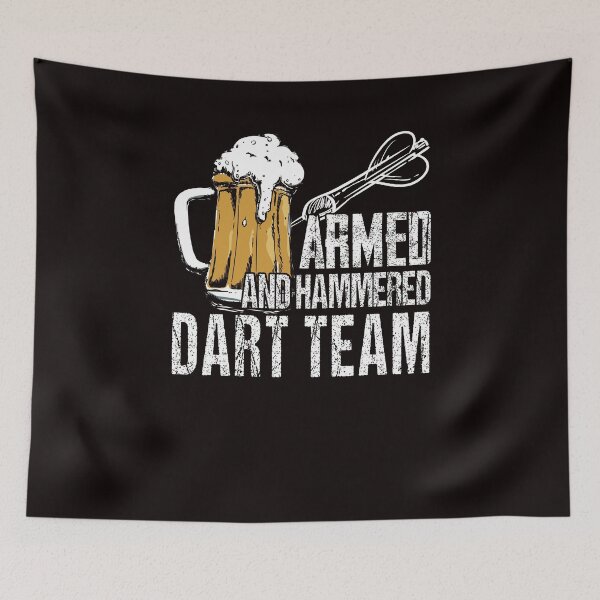 Item preview, Armed Hammered Dart Team Darts Player Bullseye Dartist designed and sold by TomGiantDesigns.