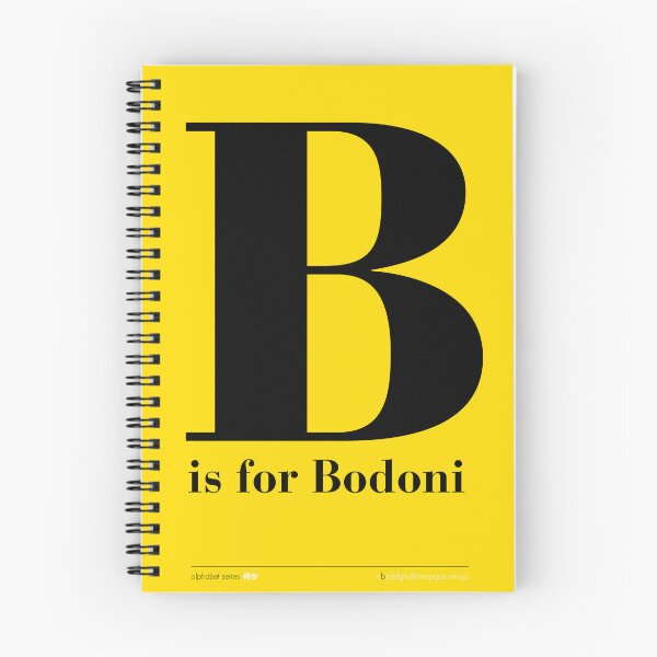 Item preview, B is for Bodoni _ alphabet series designed and sold by Nanika-akimoto.
