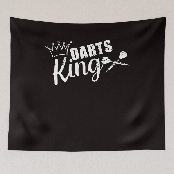 Item preview, Darts King Dart Player Dartist Arrow Aim Target Bullseye designed and sold by TomGiantDesigns.