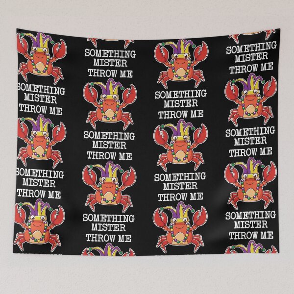 Item preview, Throw Me Something Mister Funny Mardi Gras Crab designed and sold by GravitiTees.
