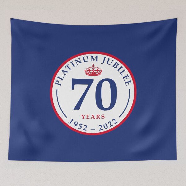 Item preview, Platinum Jubilee Roundel (On Blue) designed and sold by STUDIO-72.