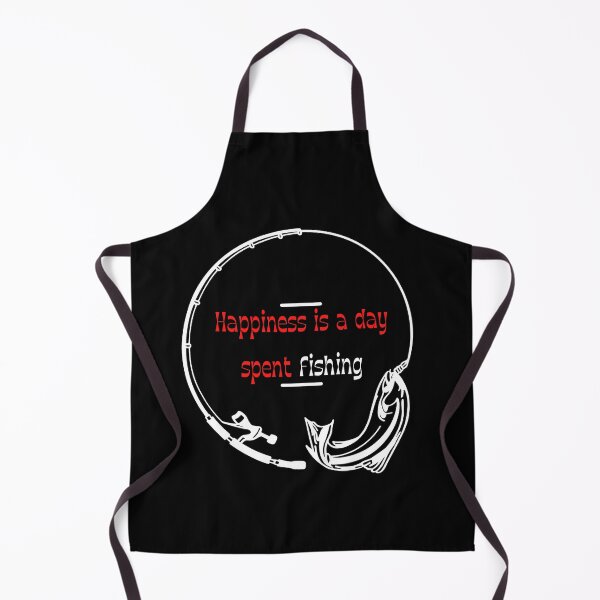 Item preview, Happiness is a day spent fishing white and red designed and sold by AmonRa16.