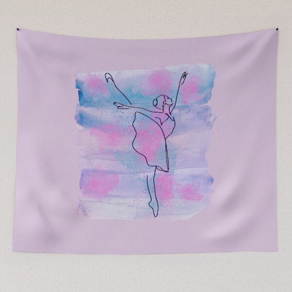 Item preview, Watercolor Ballerina Line Art V designed and sold by M-Infinite.