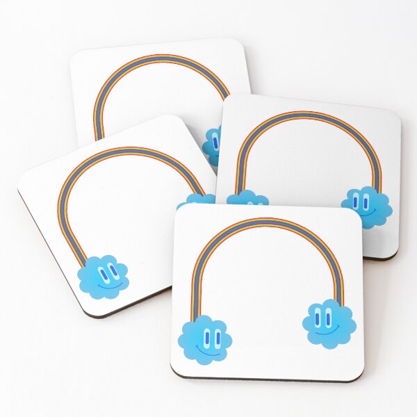 Item preview, Cute Smiley Clouds Rainbow designed and sold by Dr-Faustus.