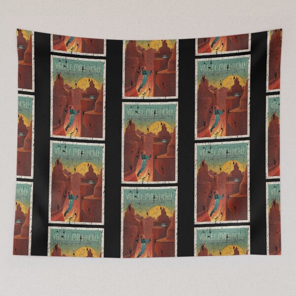 Item preview, Valles Marineris Mars Poster Distressed designed and sold by Flying Jake.