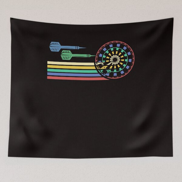 Item preview, Retro Dartboard Vintage Darts Arrow Dart Player Bullseye designed and sold by TomGiantDesigns.