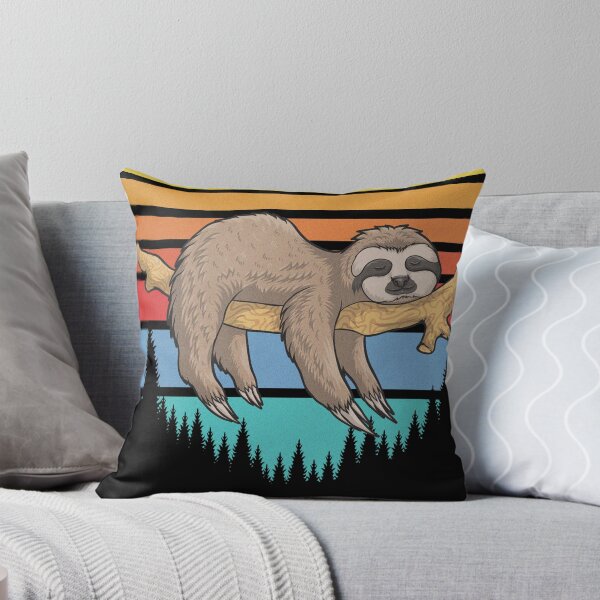 Item preview, Lazy sloth sleeping at sunset designed and sold by MisoraA.