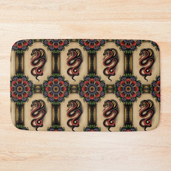 Item preview, Traditional Tattoo Snake designed and sold by napiks.