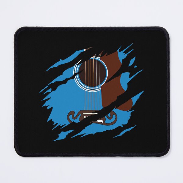 Item preview, Ripped Acoustic Guitar Blue Color designed and sold by nightsworthy.