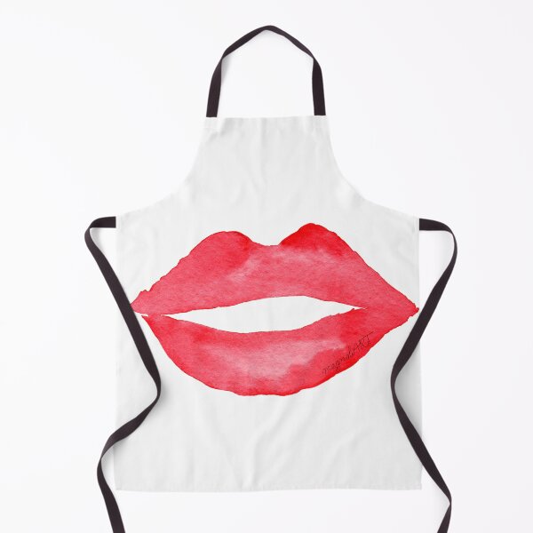 Item preview, Red lips - watercolor artwork designed and sold by magnoliART botanical_kata.