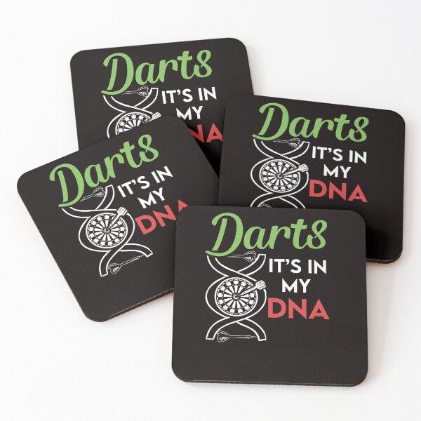 Item preview, Darts In My DNA Dart Player Arrow Bullseye Pub Sports Target designed and sold by TomGiantDesigns.