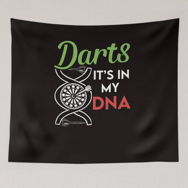 Item preview, Darts In My DNA Dart Player Arrow Bullseye Pub Sports Target designed and sold by TomGiantDesigns.