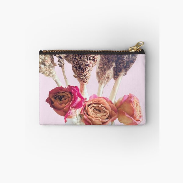 Item preview, Aesthetic Dried Light Pink and Orange Roses with Dried Sorghum Flower Bouquet designed and sold by CommittedGrace.