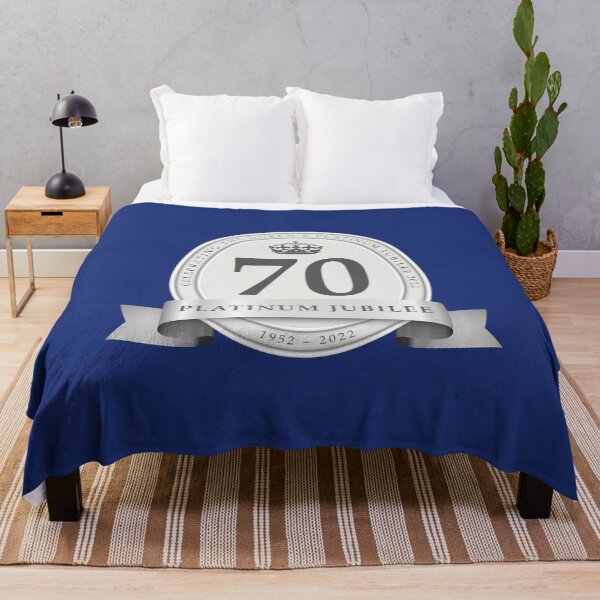 Item preview, Platinum Jubilee Crest (On Blue) designed and sold by STUDIO-72.