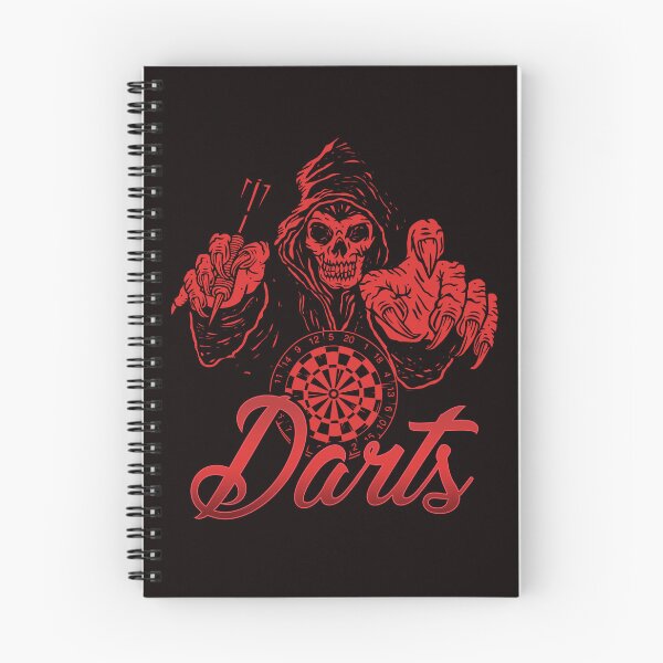 Item preview, Darts Player Death Skeleton Dartboard Arrow Bullseye Target designed and sold by TomGiantDesigns.