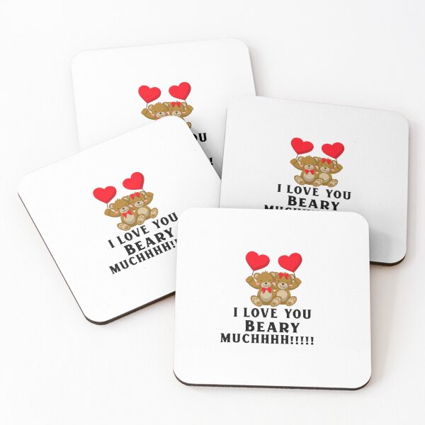 Item preview, I love you beary muchh! -  I love you beery much , loves animal tolerate people designed and sold by mr&mrsmalik malik.