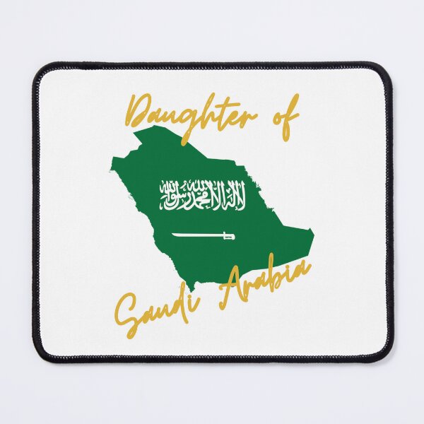 Item preview, Daughter of Saudi Arabia Map Flag designed and sold by NovawayDirect.