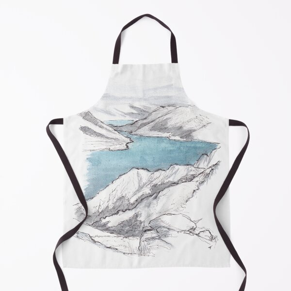 Item preview, Lake Hawea - The Neck Watercolour designed and sold by Tom Napper Design.