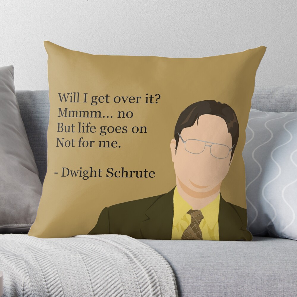 Jim, Dwight, Michael- The Office Throw Pillow  Throw pillows, Designer  throw pillows, Pillow sale