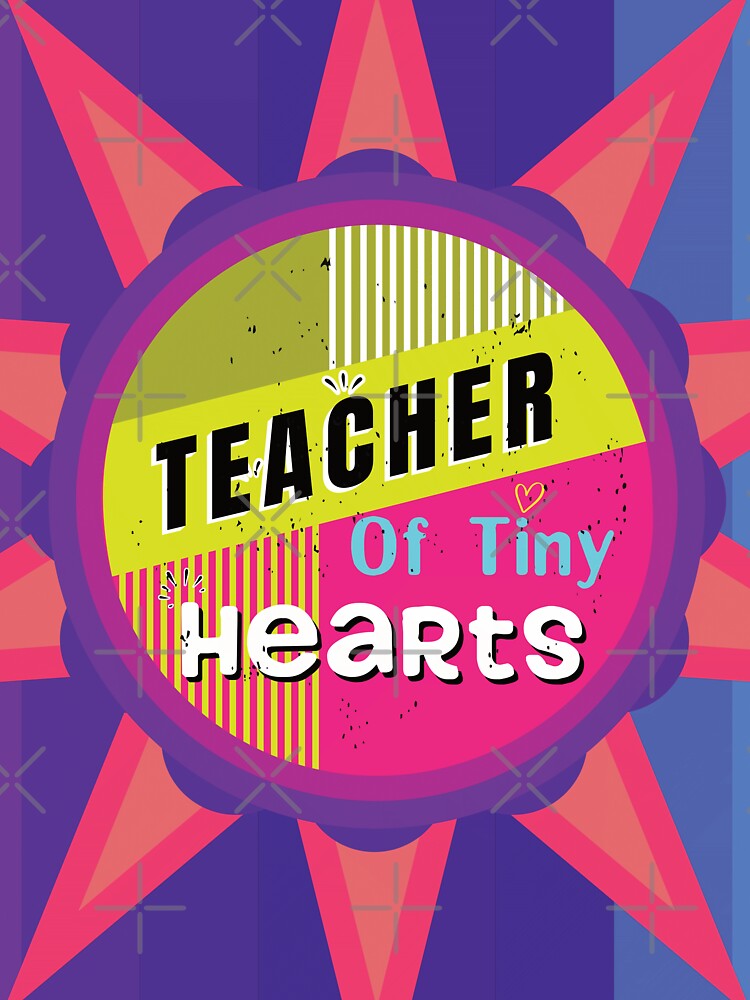 Thumbnail 7 of 7, Essential T-Shirt, Teacher Of Tiny Hearts - Colorful Design designed and sold by FridPix.