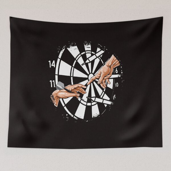 Item preview, Funny Darts Player Art Artist Dartboard Bullseye Target designed and sold by TomGiantDesigns.