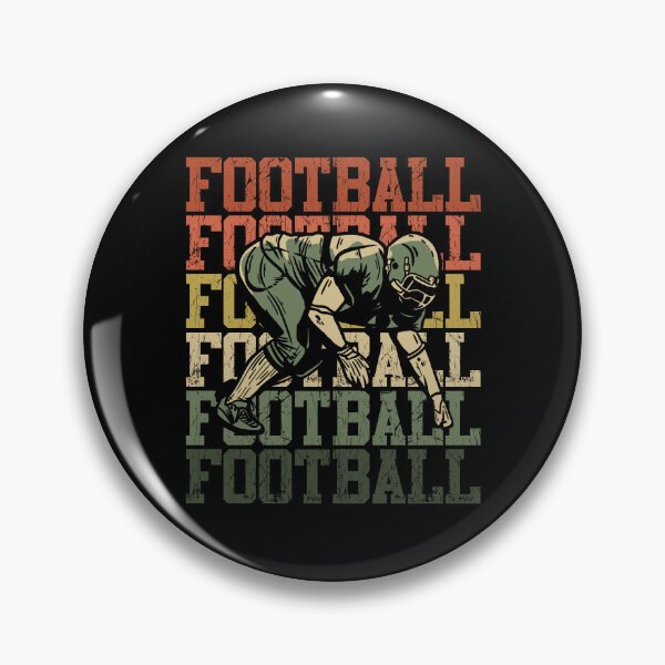 Item preview, American Football Retro Vintage Linebacker Sport Old School designed and sold by Macphisto Shirts.