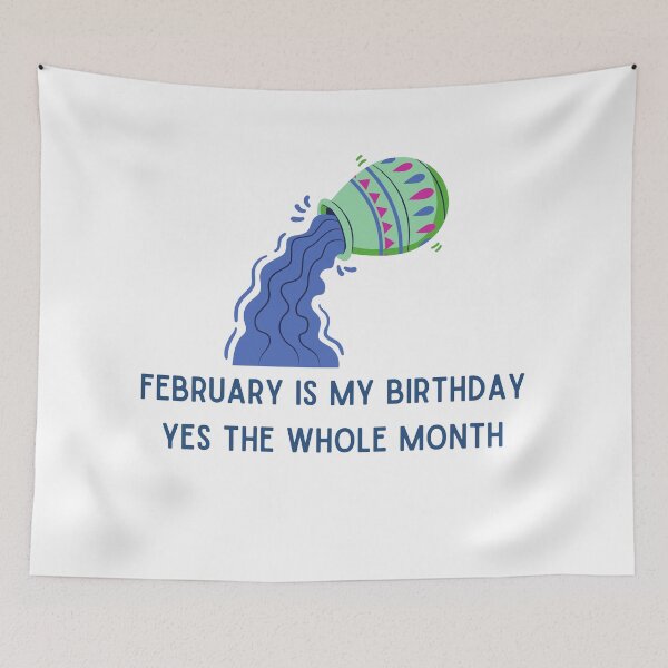Item preview, february is my birthday yes the whole month designed and sold by springybelly.