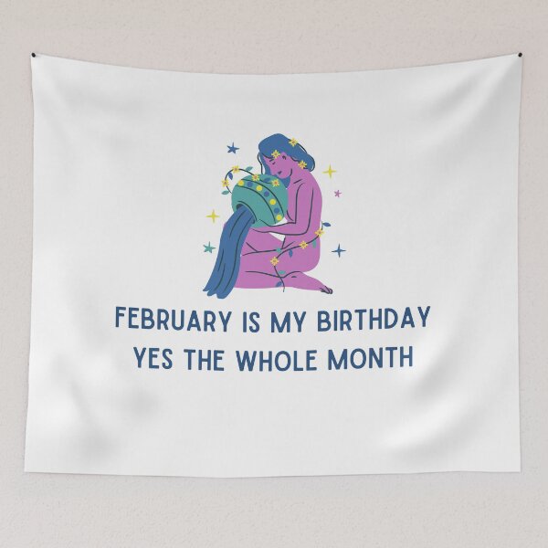 Item preview, February is my birthday yes the whole month designed and sold by springybelly.