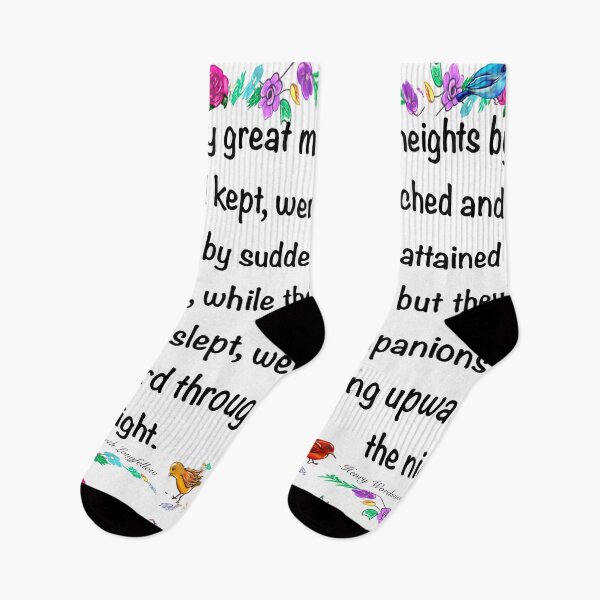 Item preview, Inspirational motivational quote affirmation , The heights by great men reached and kept designed and sold by Artonmytee.